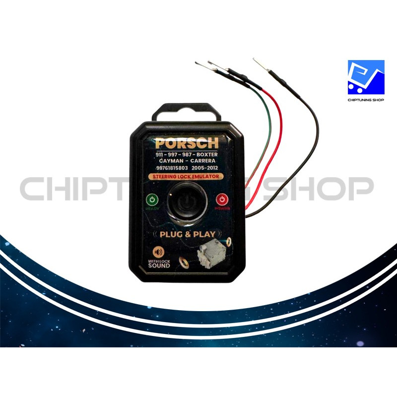 Emulatore Bloccasterzo Porsche 911, 997, 987 Boxster, Cayman, Carrera 2005-2012 Plug&Play